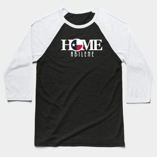 HOME Abilene (text white long) Baseball T-Shirt